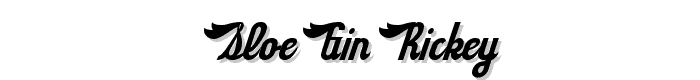 Sloe Gin Rickey font